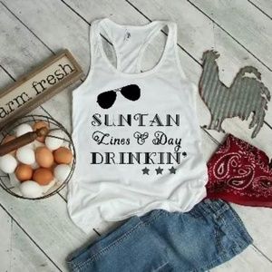 Suntan Lines Tank
